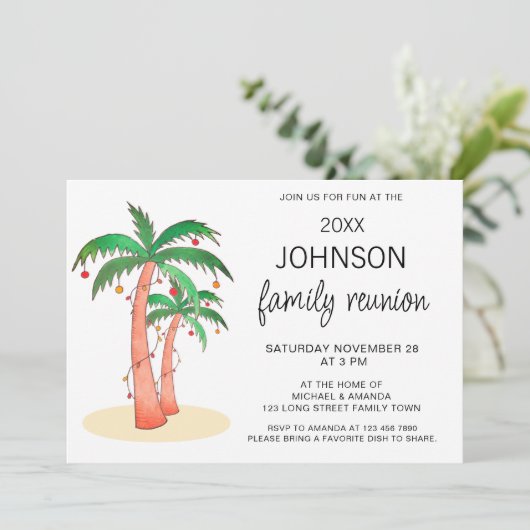 Family Reunion Tree 招待状 (スタンド正面)