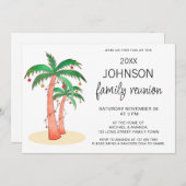 Family Reunion Tree 招待状 (正面/裏面)