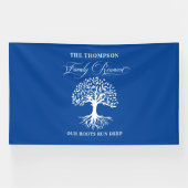 Family reunion tree backdrop banner 横断幕 (横)