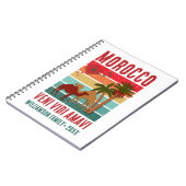 Family Reunion Vacation Morocco Trip Group  ノートブック (左側)