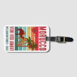 Family Reunion Vacation Morocco Trip Group  ラゲッジタグ