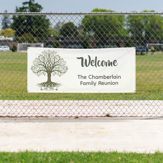 Family Reunion Welcome Banner 横断幕 (インサイチュ)