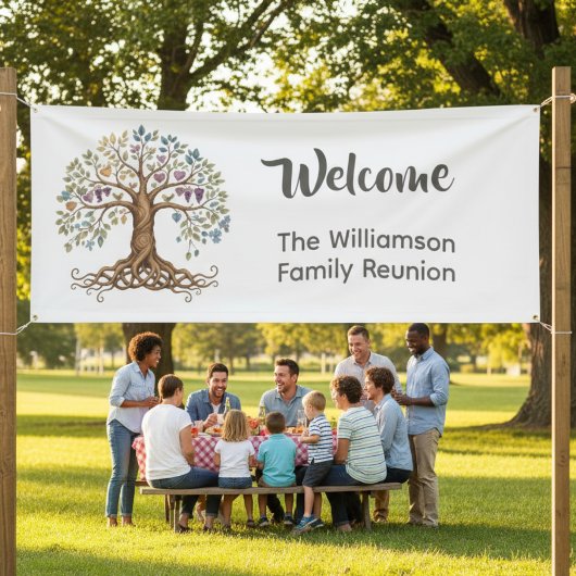 Family Reunion Yard Sign 横断幕