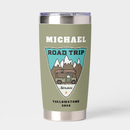 Family Road Trip Travel Personalized Tumbler 保温保冷タンブラー
