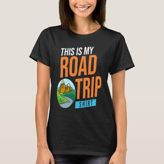 Family Road Trip Vacation Planner Usa Tシャツ (正面)