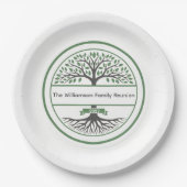 Family Roots Reunion ペーパープレート (正面)
