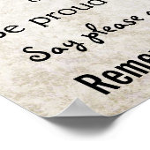 Family Rules Poster ポスター (角)