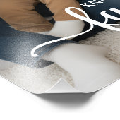 Family Script Photo Heart Name Custom フォトプリント (角)