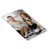 Family Script Photo Heart Name Custom マグネット (右側)