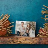 Family Script Photo Heart Name Custom Display フォトプラーク (側面)