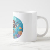 Family Scuba Diving Adventure ジャンボコーヒーマグカップ (右)