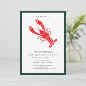 Family Seafood Boil Crawfish Cookout 招待状 (スタンド正面)