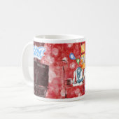 Family set one. Micro-Jungle of the senses コーヒーマグカップ (正面左)