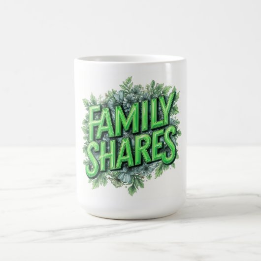 Family Shares コーヒーマグカップ (中央)