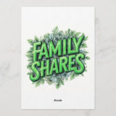 Family Shares 招待状 (裏面)
