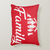 Family shirt (Shirt with family message) アクセントクッション (正面(垂直))