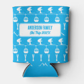 Family Ski Vacation Souvenir 缶クーラー (正面)