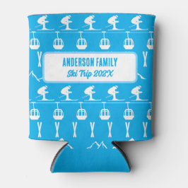 Family Ski Vacation Souvenir 缶クーラー