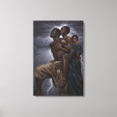  Family Strength Art | Inspiration  wall decor キャンバスプリント (正面)