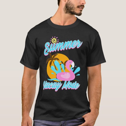 Family Summer Vacation Mode Palm Trees Vacay Beach Tシャツ (正面)