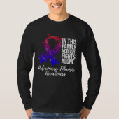 Family Support Pulmonary Fibrosis Awareness Tシャツ (正面)