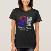 Family Support Pulmonary Fibrosis Awareness Tシャツ (正面)