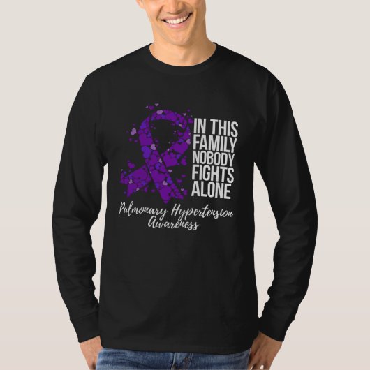 Family Support Pulmonary Hypertension Awareness Tシャツ (正面)