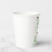 Family Tandem Bicycle Cycling 紙コップ (右)