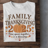 Family Thanksgiving 2025 Blessing Shirt トライブレンドＴシャツ