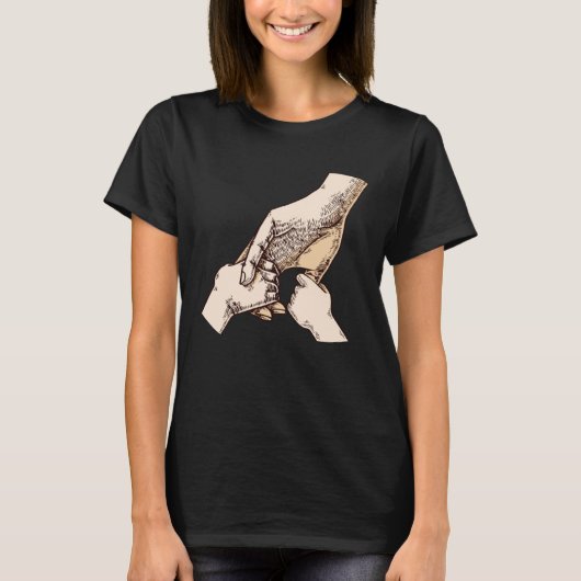 Family The Biggest Support System Parents Family Tシャツ (正面)