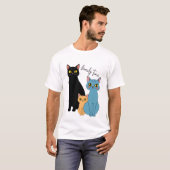 FAMILY TIME猫好き Tシャツ (正面フル)