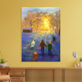 Family Time キャンバスプリント (インサイチュ (リビング))