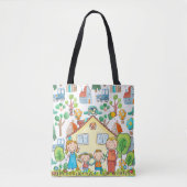 Family Tote トートバッグ (正面)