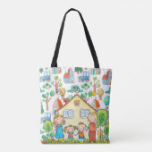 Family Tote トートバッグ (裏面)