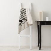 Family Tree Black & Tan Personalized シェルパブランケット (インサイチュ)