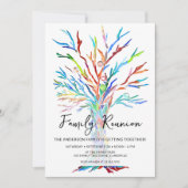 Family Tree Family Reunion 招待状 (正面)