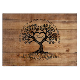 Family Tree of Life Glass Cutting Board カッティングボード