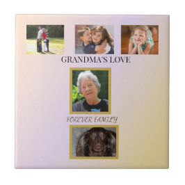 Family Tribute with Pet Photo タイル