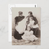 FAMILY TSAR NICOLAS & TSARINA Romanov Russia #297 ポストカード (正面/裏面)