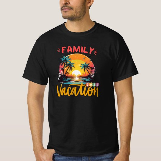 FAMILY VACATION 2025 夏の旅 Tシャツ (正面)