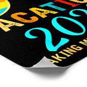 Family Vacation 2026 Beach Matching Summer Vacatio ポスター (角)