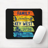 Family Vacation 2026 Key West Matching Summer Vaca マウスパッド (マウス)