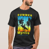 Family Vacation Carolina Myrtle Sunset Beach Tシャツ (正面)