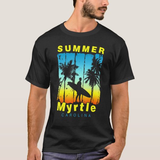 Family Vacation Carolina Myrtle Sunset Beach Tシャツ (正面)