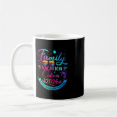 Family Vacation Cocoa 2026 Palm Tree Gift コーヒーマグカップ (左)