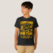Family Vacation Cruise Ship 2026 New Year Party Cr Tシャツ (正面フル)