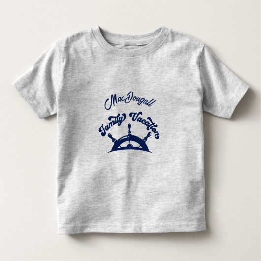 Family Vacation Matching Cruise T-Shirt トドラーTシャツ (正面)