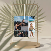 Family Vacation Travel Memories Photo Collage メタルオーナメント