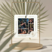 Family Vacation Travel Memories Photo Collage メタルオーナメント