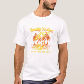 Family Vacation Virginia Beach Keepsake Va Remembr Tシャツ (正面)
